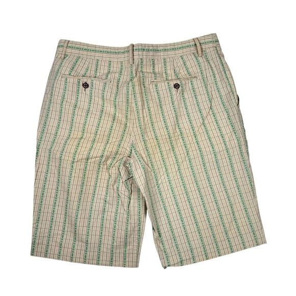 Modern Amusement Chino Short 34 Men Flat Front 11” Preppy 100 Cotton Y2K - Picture 3 of 6